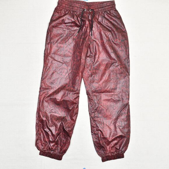 Nike Other - Nike Men's Polyester Red Size S Jogger Pants Snake Printt Mesh Lined Drawstring